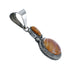 Native American Oyster Shell And Genuine Sterling Silver Pendant JX130944